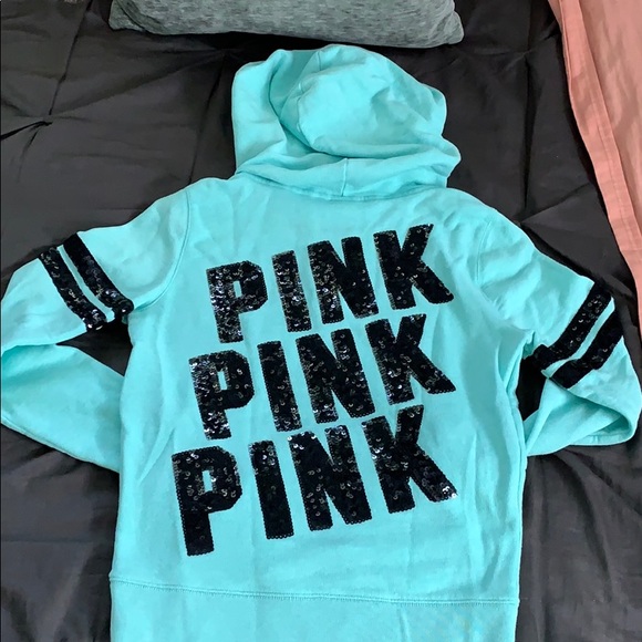 Sea foam PINK zip up - Picture 3 of 3